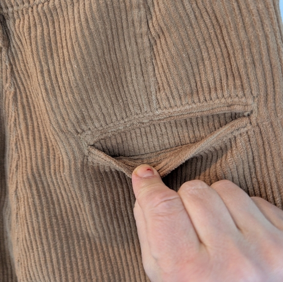 Reformation Montauk Pleated High Rise Corduroy Pants size 24 new no tags - Picture 9 of 14